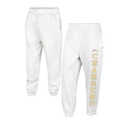 Women's '47 Oatmeal Los Angeles Chargers Harper Joggers