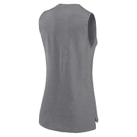 Women's Fanatics  Heather Gray Los Angeles Chargers What Goes Around Tank Top