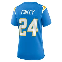 Women's Nike AJ Finley  Powder Blue Los Angeles Chargers Team Game Jersey