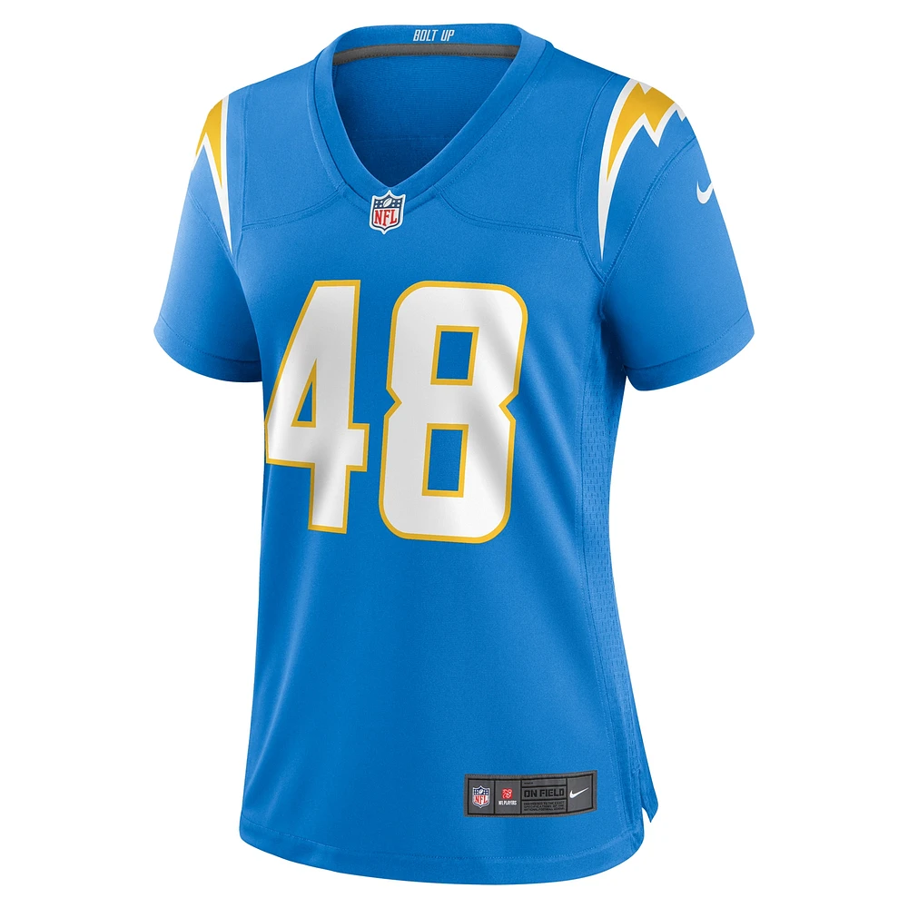 Women's Nike Bud Dupree  Powder Blue Los Angeles Chargers Team Game Jersey