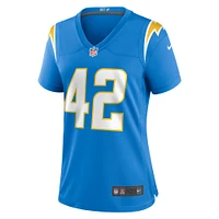Women's Nike Elijah Dotson  Powder Blue Los Angeles Chargers Team Game Jersey