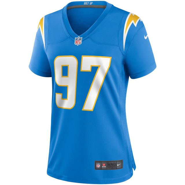 Joueur de jeu des Los Angeles Chargers Nike Joey Bosa pour femme - Bleu poudré Maillot
