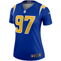 Women's Nike Joey Bosa  Royal Los Angeles Chargers Alternate Legend Player Performance Top