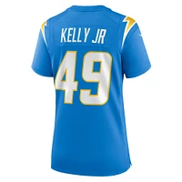 Maillot de match Nike John Kelly Jr. bleu poudre pour femme des Los Angeles Chargers