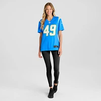 Maillot de match Nike John Kelly Jr. bleu poudre pour femme des Los Angeles Chargers