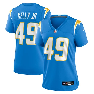 Maillot de match Nike John Kelly Jr. bleu poudre pour femme des Los Angeles Chargers