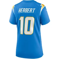 Women's Nike Justin Herbert Powder Blue Los Angeles Chargers Player Game Jersey