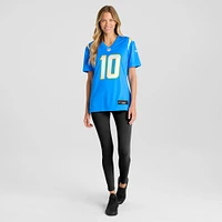 Women's Nike Justin Herbert Powder Blue Los Angeles Chargers Player Game Jersey
