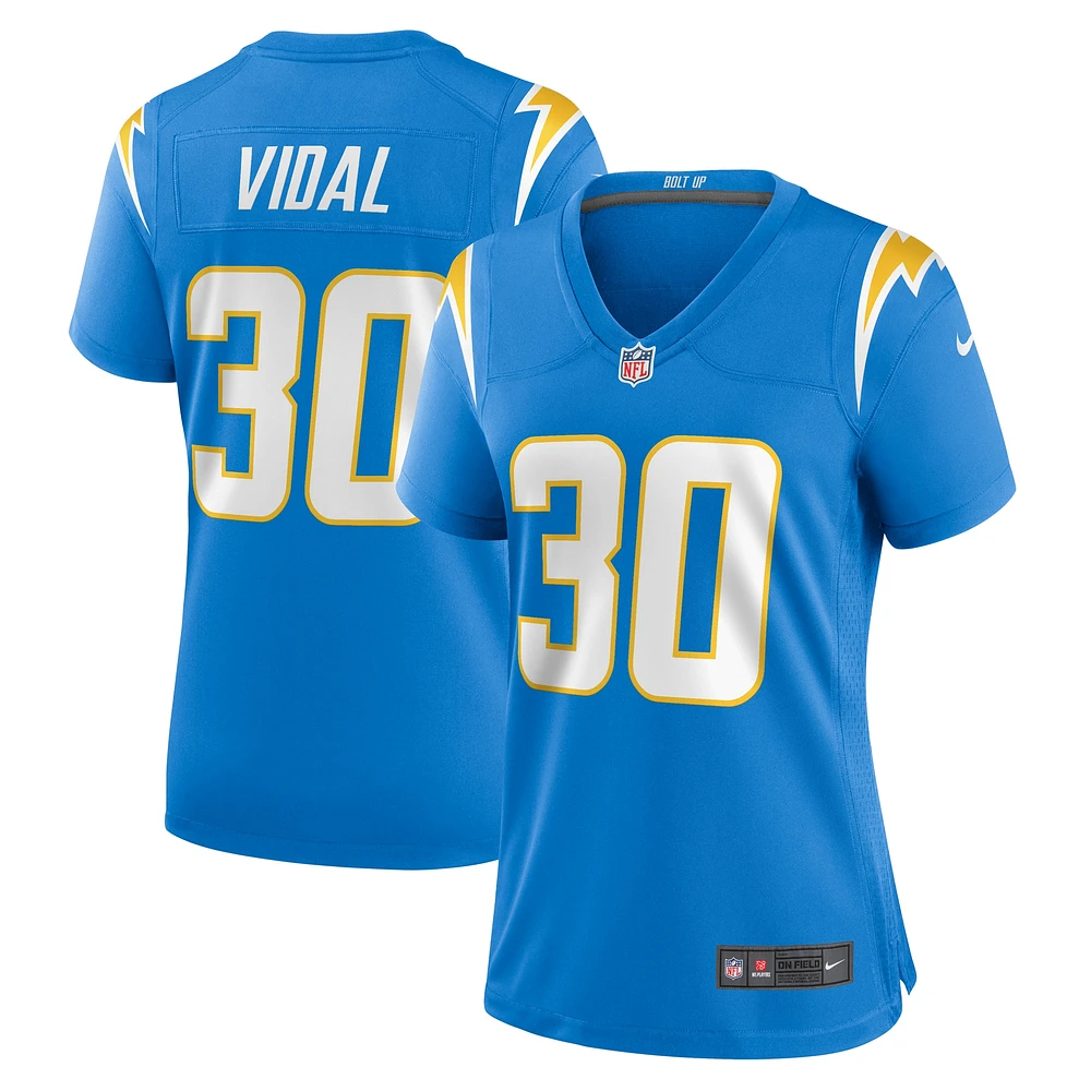 Women's Nike Kimani Vidal Powder Blue Los Angeles Chargers Game Jersey