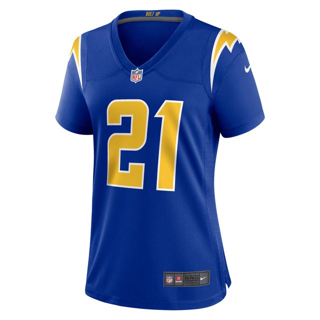 Maillot de match retraité Nike LaDainian Tomlinson Royal Los Angeles Chargers pour femme