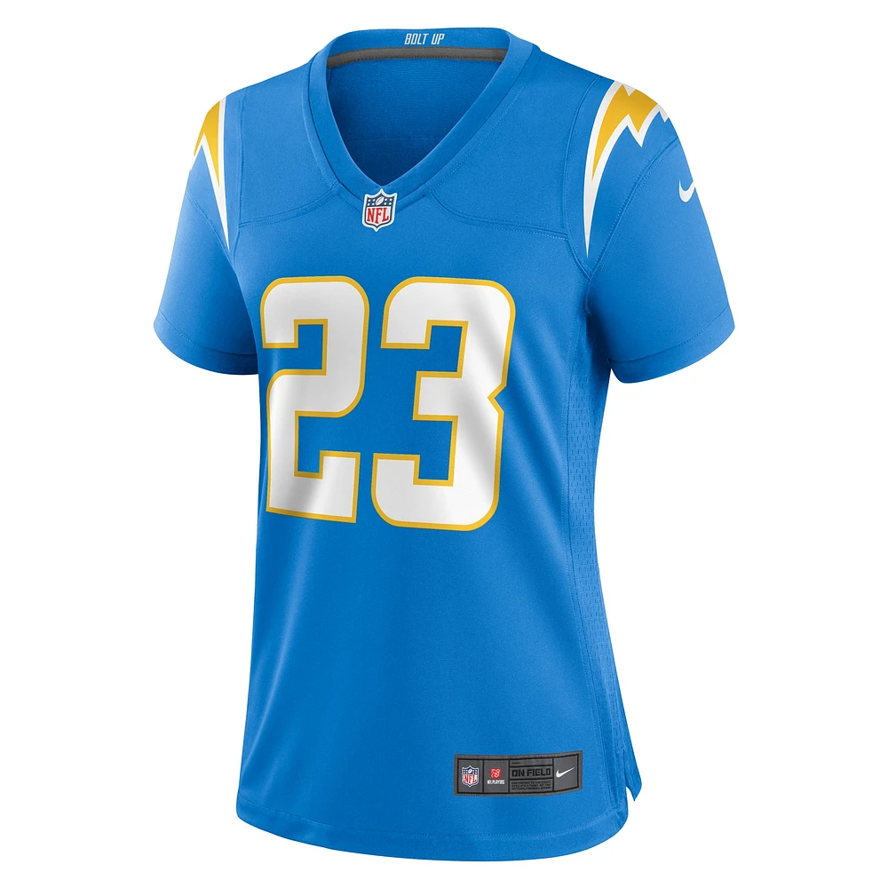 Women's Nike Matt Hankins  Powder Blue Los Angeles Chargers Team Game Jersey