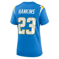 Women's Nike Matt Hankins  Powder Blue Los Angeles Chargers Team Game Jersey