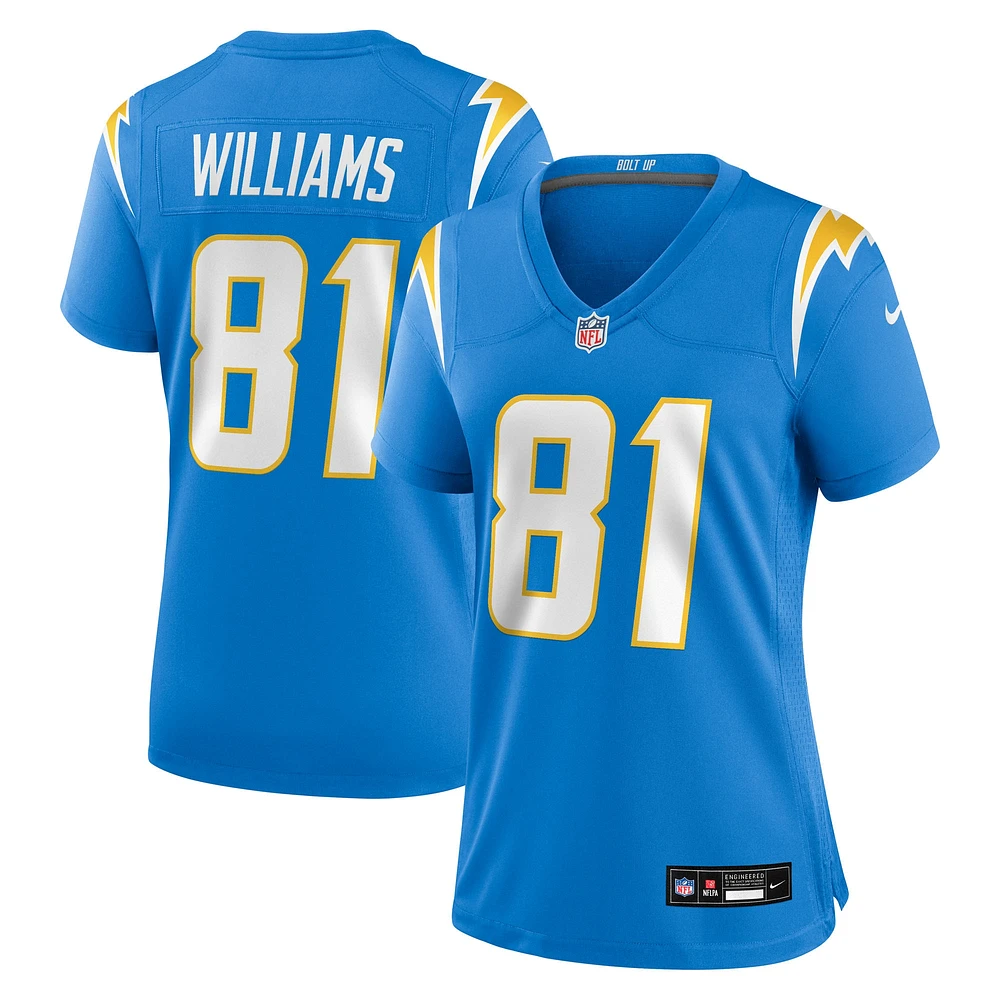 Women's Nike Mike Williams Powder Blue Los Angeles Chargers Team Game Jersey