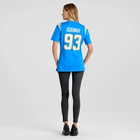 Maillot de joueur match des Chargers Los Angeles Nike Otito Ogbonnia pour femme, bleu poudre