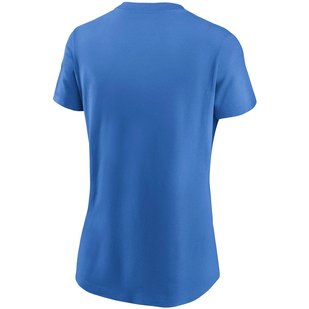 Women's Nike Powder Blue Los Angeles Chargers Logo Essential T-Shirt