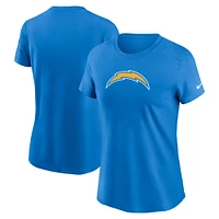 Women's Nike Powder Blue Los Angeles Chargers  Primary Logo T-Shirt