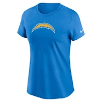 Women's Nike Powder Blue Los Angeles Chargers  Primary Logo T-Shirt