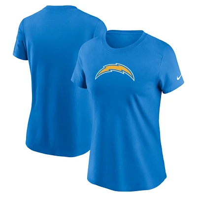 Women's Nike Powder Blue Los Angeles Chargers  Primary Logo T-Shirt