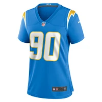 Women's Nike Teair Tart  Powder Blue Los Angeles Chargers Game Jersey