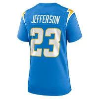 Women's Nike Tony Jefferson  Powder Blue Los Angeles Chargers Team Game Jersey