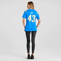 Women's Nike Troy Dye  Powder Blue Los Angeles Chargers Game Jersey