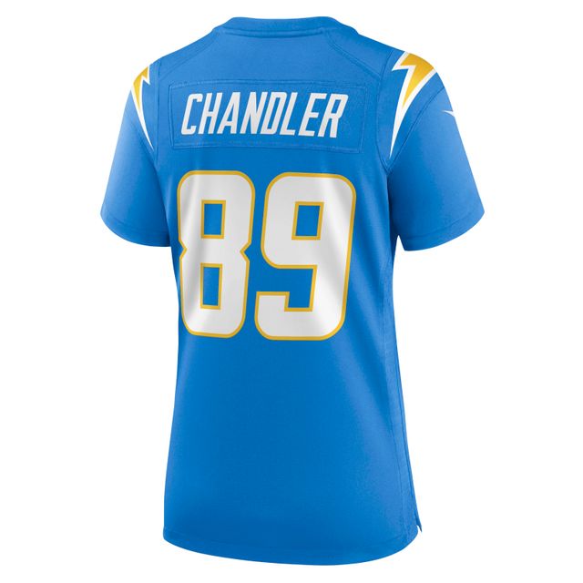Maillot de joueur retraité Nike Wes Chandler pour femme, bleu poudre, Los Angeles Chargers