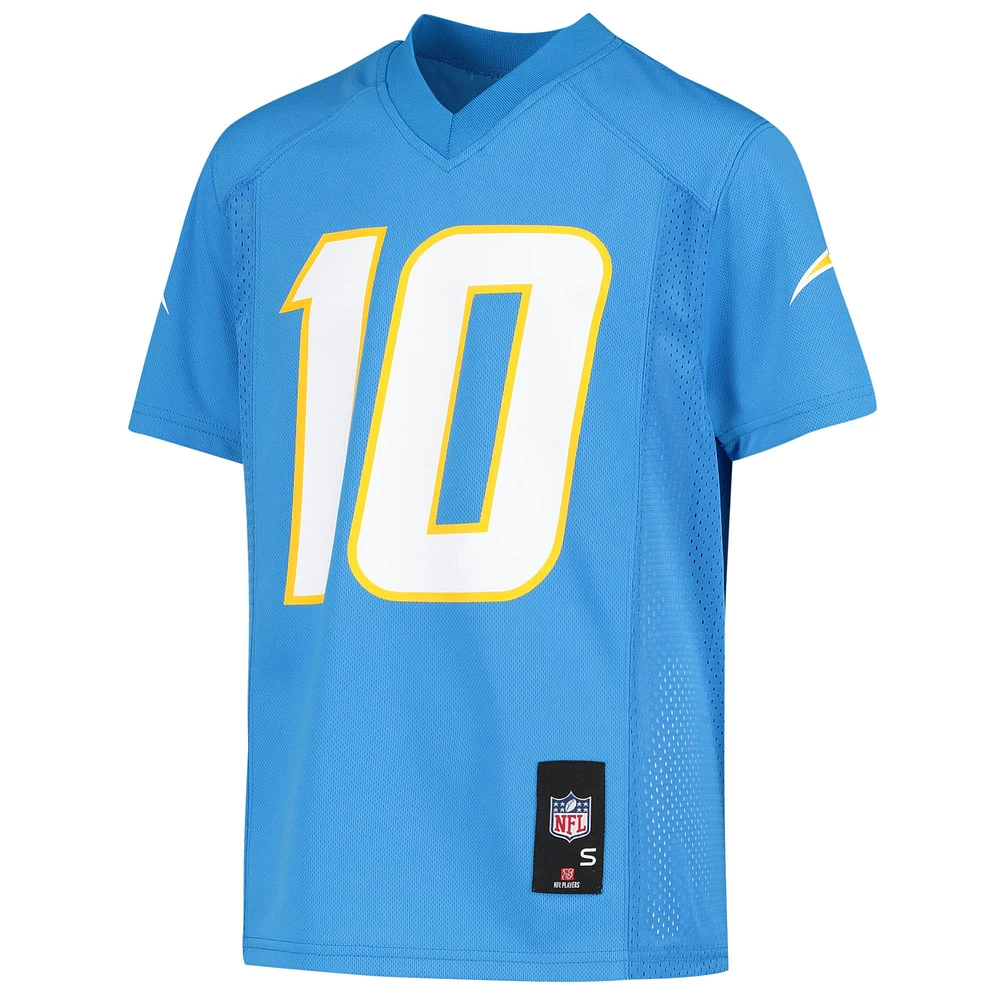 Youth Justin Herbert Powder Blue Los Angeles Chargers Replica Player Jersey