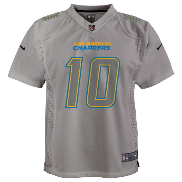 Maillot de jeu Atmosphere Los Angeles Chargers Nike Justin Herbert gris pour jeune
