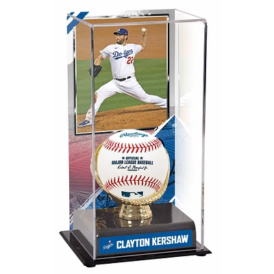 Clayton Kershaw Los Angeles Dodgers Gold Glove Display Case with Image