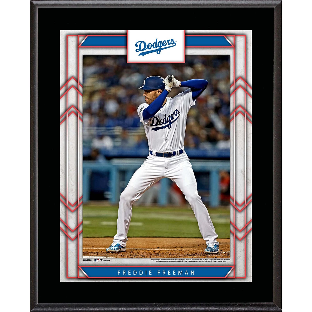 Freddie Freeman Los Angeles Dodgers Framed 10.5" x 13" Sublimated Player Plaque