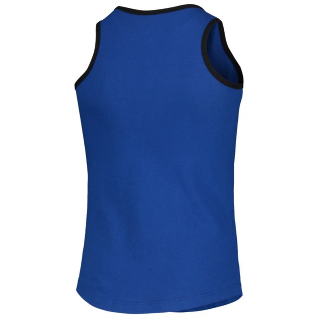 NWE DODGRS BLUE Junior GIRLS HENLEY TANK TANYTHGRL