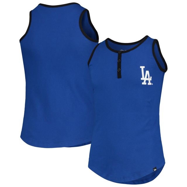 NWE DODGRS BLUE Junior GIRLS HENLEY TANK TANYTHGRL