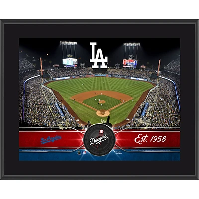 Plaque d'équipe sublimée des Dodgers de Los Angeles 10,5" x 13"
