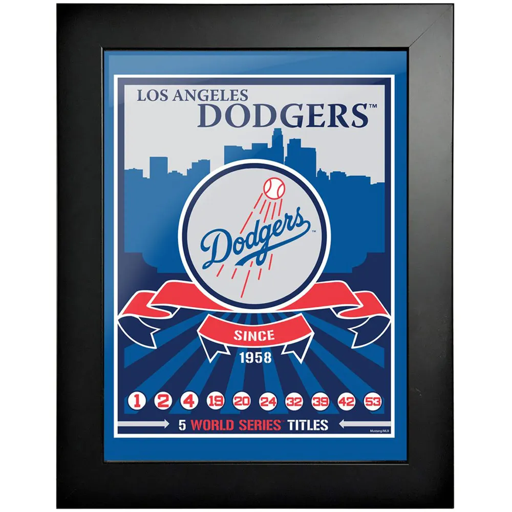Los Angeles Dodgers - 12'' x 16'' Collection Wins Encadrée Photo