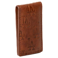 Lusso Brown Los Angeles Dodgers Sammy Magnetic Money Clip