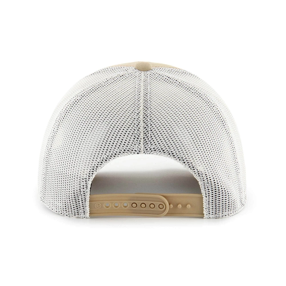 Men's '47 Khaki Los Angeles Dodgers Ridgewood Trucker Adjustable Hats