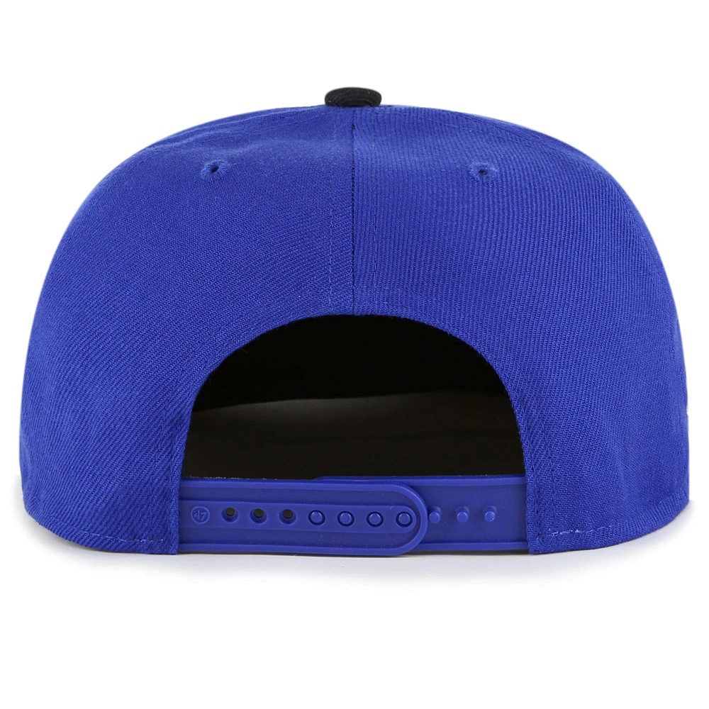 Men's '47 Royal Los Angeles Dodgers 2022 City Connect Captain Snapback Hat