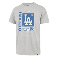 Men's '47 Shohei Ohtani Gray Los Angeles Dodgers Franklin T-Shirt