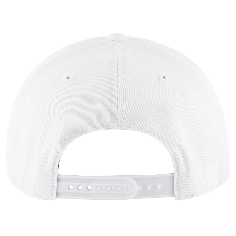 Men's '47 White Los Angeles Dodgers Overhand Speckle Hitch Rope Adjustable Hat