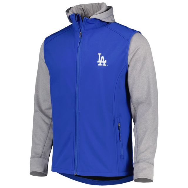 Veste Dunbrooke Royal/Gris chiné Los Angeles Dodgers Alpha Full-Zip Jacket pour homme