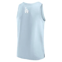 Men's Fanatics Light Blue Los Angeles Dodgers Elements Tank Top