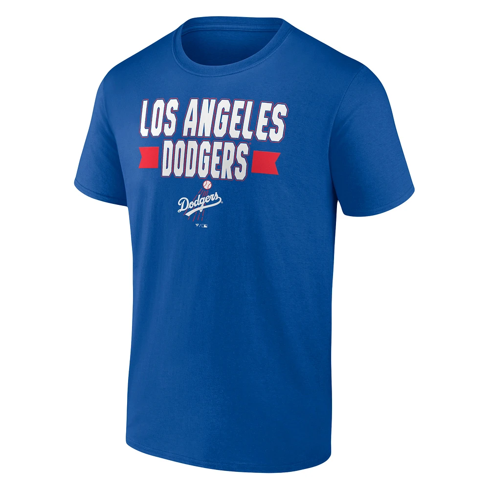 T-shirt Fanatics Royal Los Angeles Dodgers Close Victory pour hommes