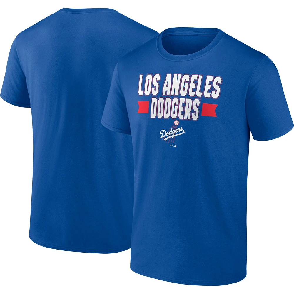 T-shirt Fanatics Royal Los Angeles Dodgers Close Victory pour hommes