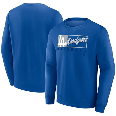 Sweat-shirt en polaire Fanatics Royal Los Angeles Dodgers Focus pour hommes