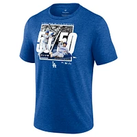 Men's Fanatics Shohei Ohtani Heather Royal Los Angeles Dodgers 50/50 Club T-Shirt