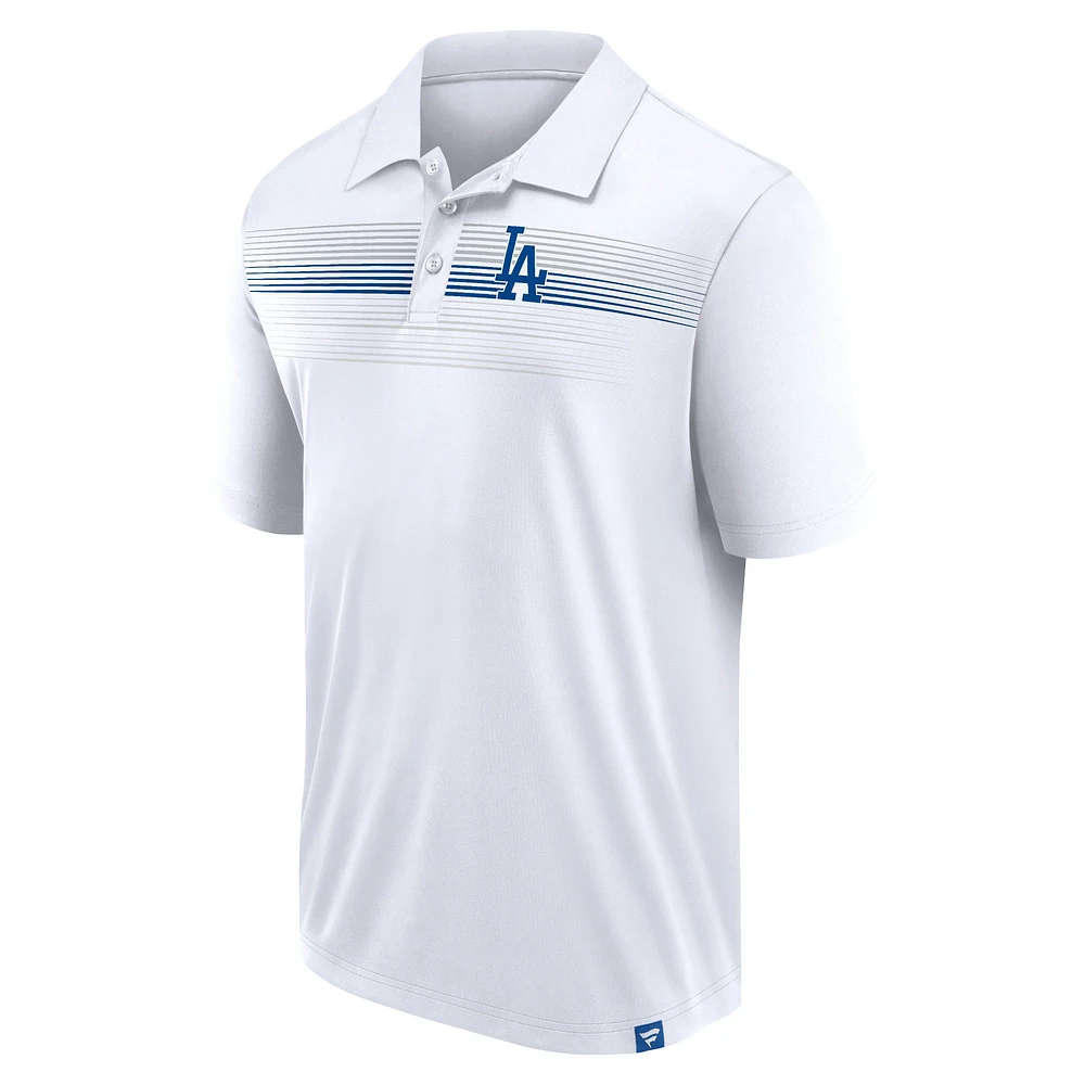 Men's Fanatics White Los Angeles Dodgers Big & Tall Victory For Us Interlock Polo