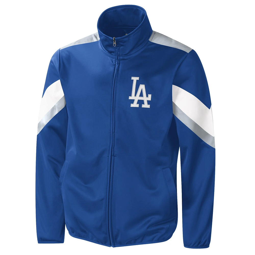 Men's G-III Sports by Carl Banks Royal Los Angeles Dodgers Earned Run Full-Zip - Track Jacket