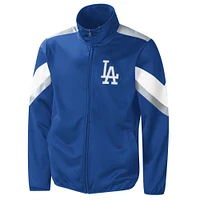 Men's G-III Sports by Carl Banks Royal Los Angeles Dodgers Earned Run Full-Zip - Track Jacket