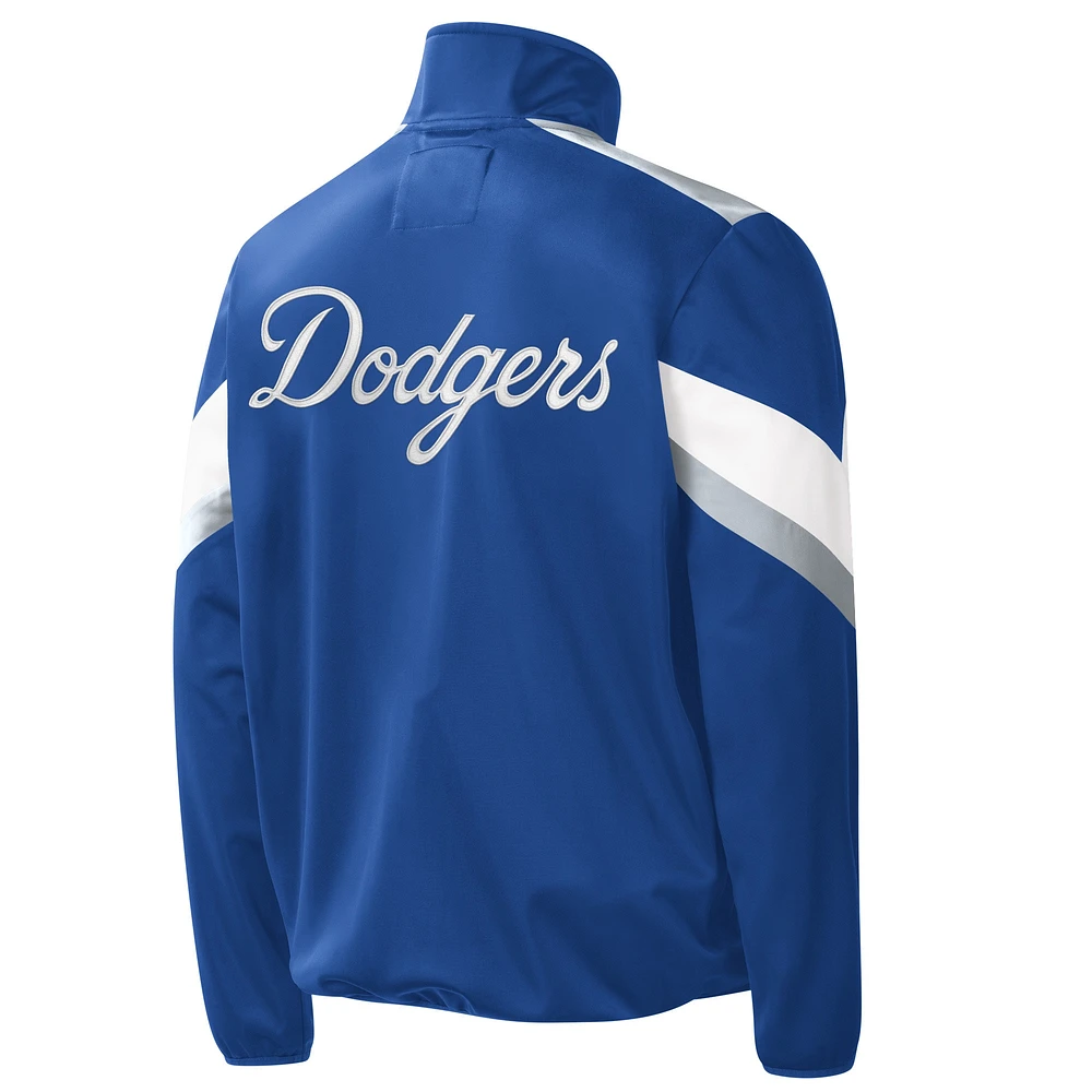 Men's G-III Sports by Carl Banks Royal Los Angeles Dodgers Earned Run Full-Zip - Track Jacket