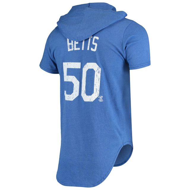 Majestic Threads Mookie Betts Royal Los Angeles Dodgers Softhand Player T-shirt à capuche pour homme